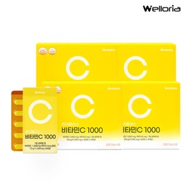 Welloria Care Plus Vitamin C 1000 + Zinc / 180 tablets x 4 boxes (24 months supply) / Vitamin C / Strengthening immunity / 웰로리아 케어플러스 비타민C1000 +아연/180정x4박스(24개월분)/비타민C/면역력 강화
