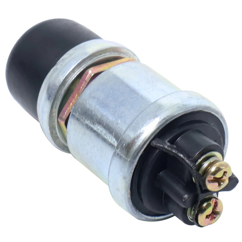 u.s.eliteautoparts 12V 2X Heavy-Duty Start Ignition Push Button Momentary Starter