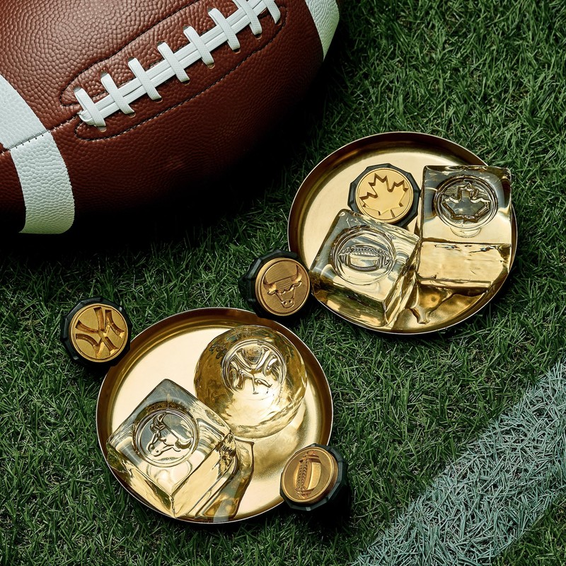 Berlinzo Brass Ice Stamp Ring Letter S