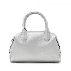VITAFELICE Inb-10038p Women's 2-Way Mini Boston Bag, Silver