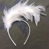 Nnverseryy Women's 20s 50s Feather Fascinator Headband Hairband Hat Tea