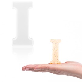 Gartful Resin Letter Molds, I Capital Alphabet Epoxy Resin Mold, Thick 3D Silicone Letter Molds for Making Letters, Word Sign Art, DIY Crafts, Making Candle, Party, Home Decor