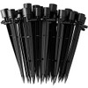 KAHEIGN 60Pcs Water Irrigation Drippers, 8 Holes Adjustable Drip Emitters Micro Flow Drip Irrigation 360 Degree Watering System for 4mm /7mm Tube