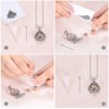 Minicremation Cremation Jewelry Urn Pendant Necklace for Ashes with Hollow