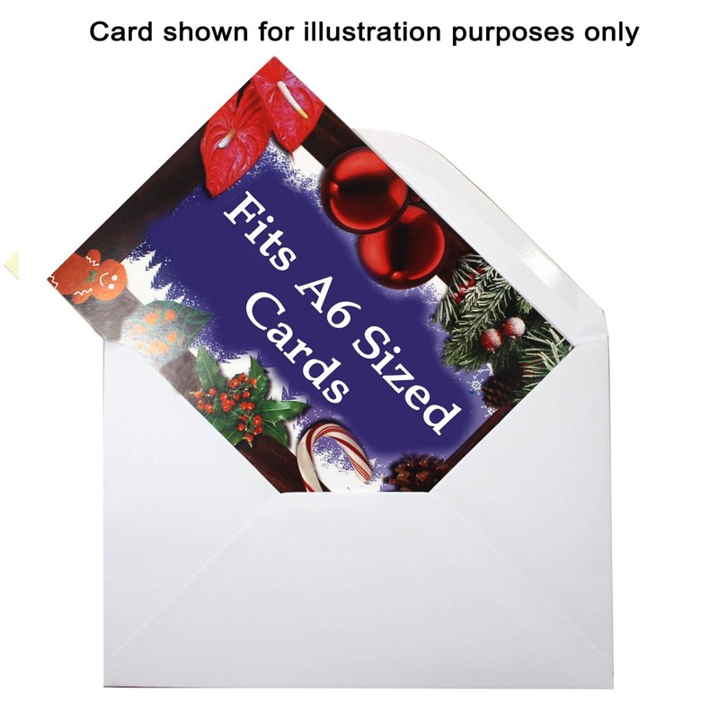 (Choose Pack) C5 / C6 Gummed Flap Envelopes Pure White