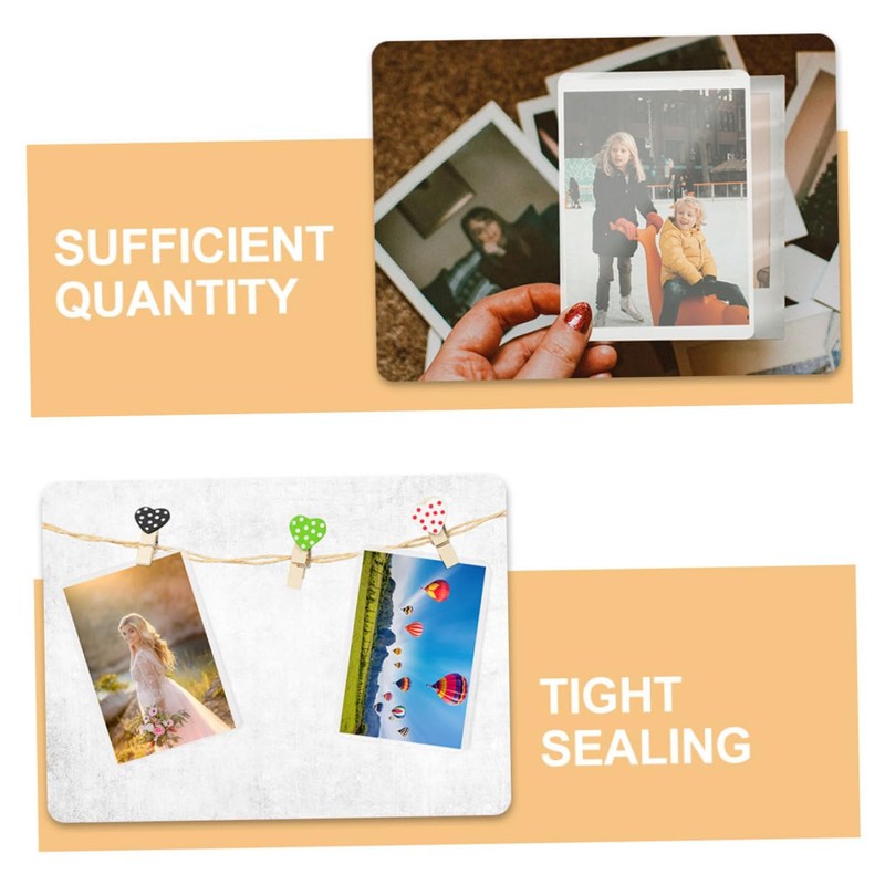 Tofficu 100sheets Laminating Film Thermal Laminating Pouches for Photos x