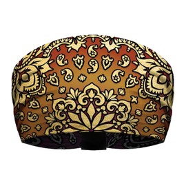 That's A Wrap! Women's Ombre Bandana Print Performance Knotty Band - Gold