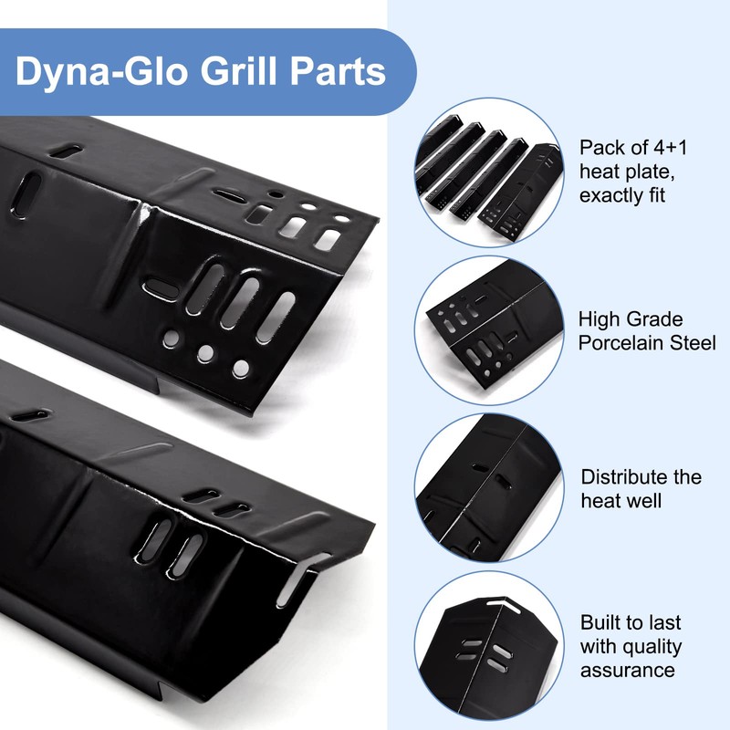Criditpid Grill Heat Plate Replacement for Dyna-Glo 5 Burner DGH474CRP,
