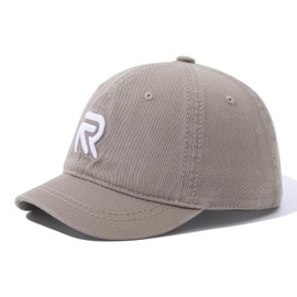 Gvatasz Short Bill Hats for Men Cotton Army Cadet Hat Short Brim Baseball Cap Snapback Hat Curved Brim Umpire Hat,Khaki