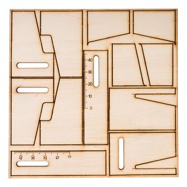 Namvo - Model Kits: Dead Eyes Fix Hand Wooden Ship Model Kit, Mooring Tool, DIY Auxiliary Tools for Classic Sailing Ship Models Made of Wood