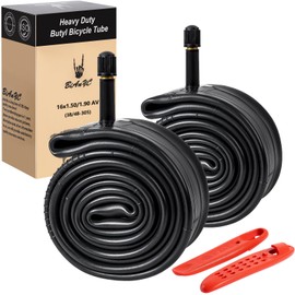 BiAnYC 2 PCS 16 Inch Heavy Duty 16x1.50/1.90 Bike Tubes 32MM Schrader Valve Inner Tubes Compatible with 16 x 1.50 16x1.75 16 x 1.90 Bike Bicycle Tire Tubes(F-096)
