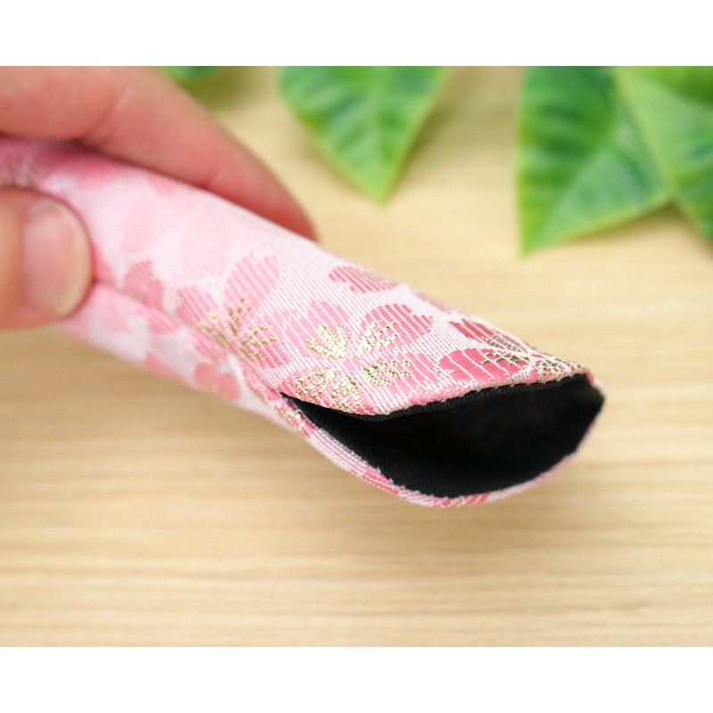 Matsumi Kogei Folding Fan Holder, 8.7 inches (22 cm), Gold