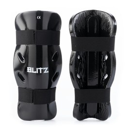 Blitz Dipped Foam Shin Guards - Black - Large