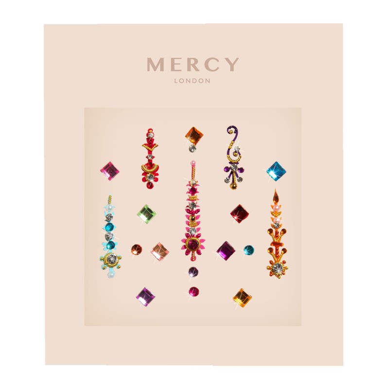 Gigi Rainbow Coloured Bindi ✮ Karizma Beauty ✮ Jewels Crystals