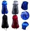 OHPHCALL 4pcs Satin Bonnet Durag Cap for Men Women Headwrap