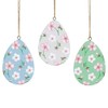 Gisela Graham Easter Egg Decorations, Cherry Blossom Design, Set of