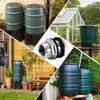 Stainless Steel 304 Tank Bulkhead Fitting With 2 Rubber Ring,Double