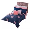 Colchas Concord Edredón Ligero Doble Vista Marino Matrimonial Heart Concord