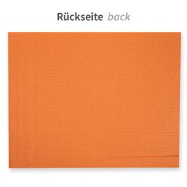 Hygoclean Sponge Cloths Cotton / Cellulose, Orange, Length: 25 cm, W: 31 cm, Pack of 200, Tea Towels, Cleaning Cloths