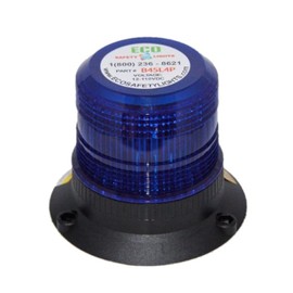 B45L4PT BLUE 12-80V DC 1/2" NPT PIPE MOUNT LED EMERGENCY WARNING SAFETY LIGHT BEACON STROBE EFFECT 12V 24V 36V 48V 72V