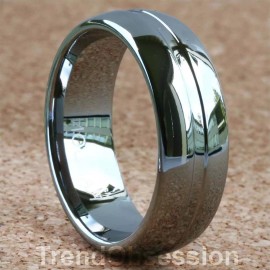 Marcello Randoni Tungsten Carbide Ring Mens Wedding Band Size 11