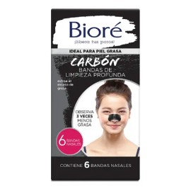 Bioré Bandas Limpieza Profunda Carbón Activado Anti Puntos Negros                                                                                     