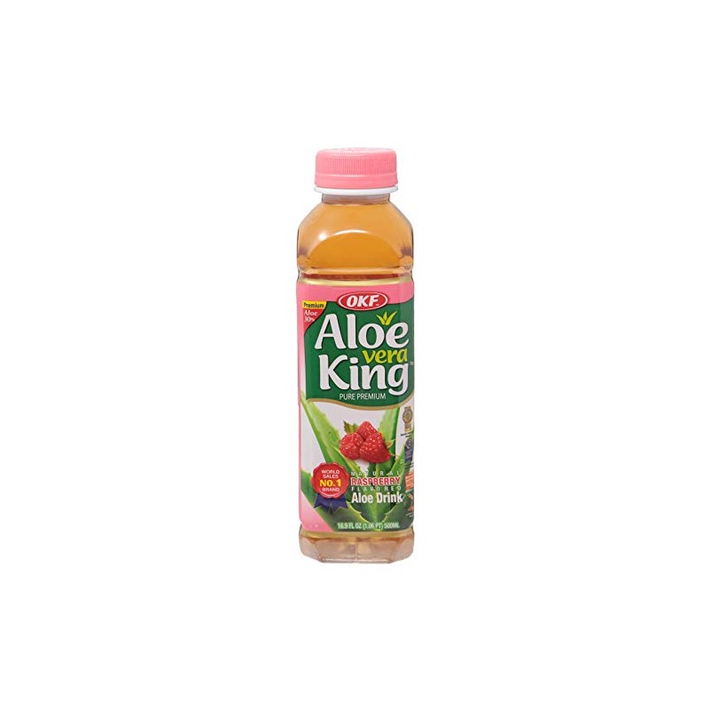 OKF Aloe Vera King Raspberry Flavored Drink 500 ml