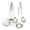Amco 11-Inch Everyday Utensil Set (5-Piece) - Stainless Steel &