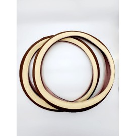 Holy Shinobi Beach 26x2.35 Tires, Durable Folding Bead Tires, Brown/Cream Wall Tires, 26x2.35 Replacement Bike Tires, 26 in Rim Strips, Inner Tubes, Bundle Set of Levers