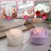 4Pcs Flower Silicone Candle Mold Set – Rose Flower Wax