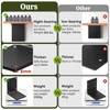 Wuno Shop 2 Pack 8"x8"x6" Post Brackets, Steel I Brackets