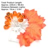 LED String Light Autumn Pumpkin Red Maple Leaves String Light