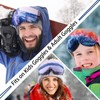 4 Pieces Ski Snowboard Goggle Cover Sleeve, Goggle Cover Microfiber