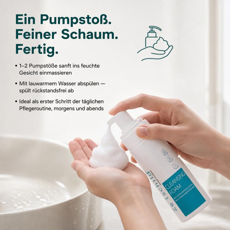 Zeitschild Cleansing Foam 200ml - Mild Cleansing Foam