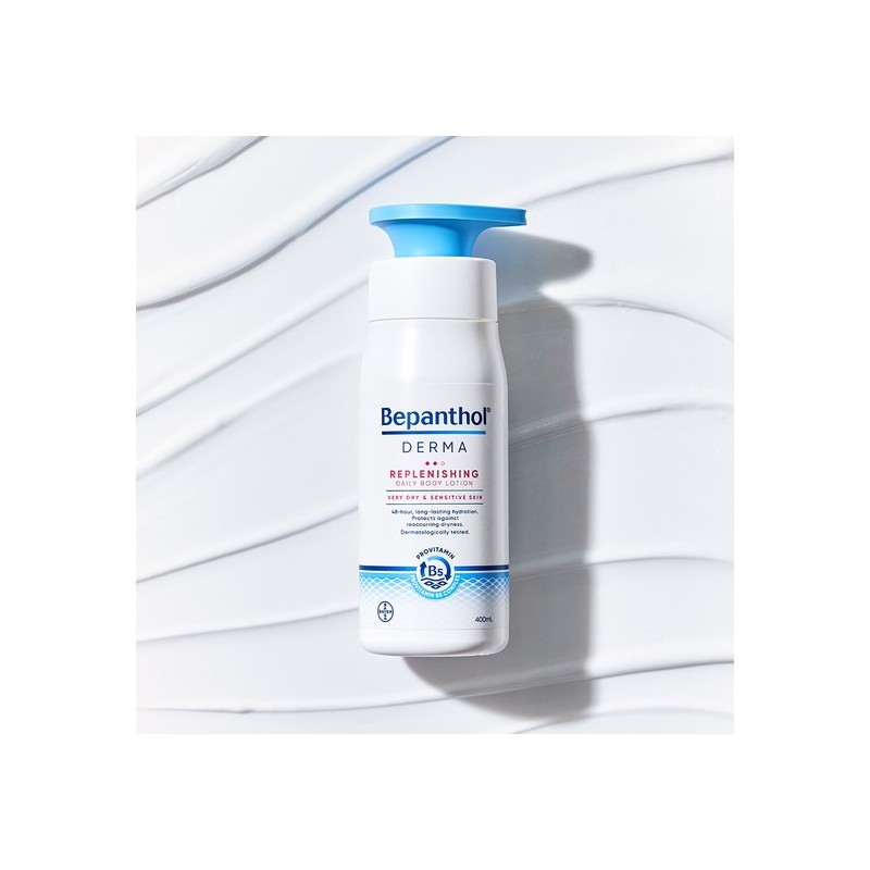 Bepantol Derma Replenishing Daily Body Lotion 400ml (3 bottles) /