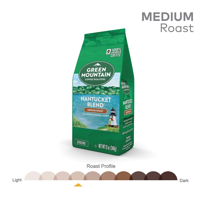 Green Mountain Coffee Roasters, Nantucket Blend, Fair Trade Certified, Ground
