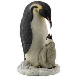 9 Inch Animal Figure Penguin wHungry Youngster Collectible Display