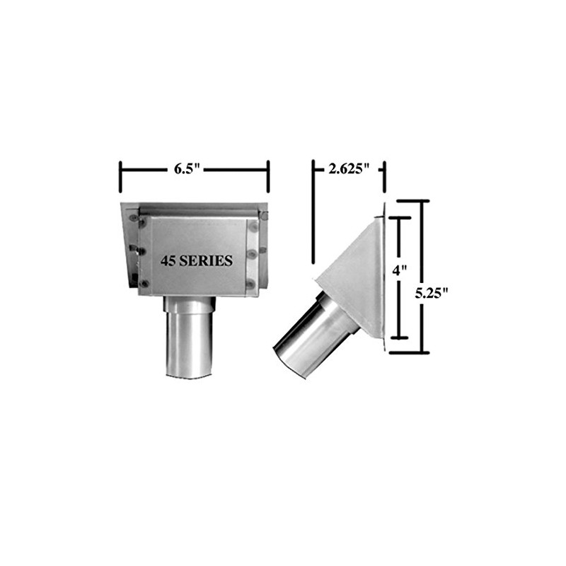 Hagan Street Rods 45RQ Round Quarter Panel Fuel Door