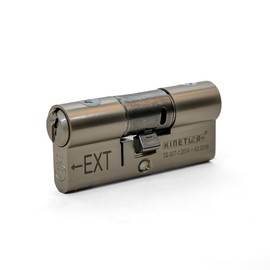 UAP Kinetica+ K4 3* Kitemarked Double Key Euro Cylinder Door Lock - Unparalleled Home Security & Safety System - with Bio Key, 6-Pin, Anti-Bump, Anti-Drill Features (70mm 30EX-10-30 (35EX/35) (Nikel)