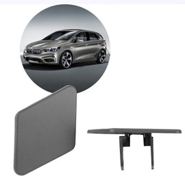 1 Pair Car Front Bumper Headlight Washer Nozzle Primed Cover Cap for 3 Series E90 2005-2009