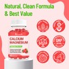 Calcium Magnesium Zinc Gummies with Vitamin D3 & K2, High