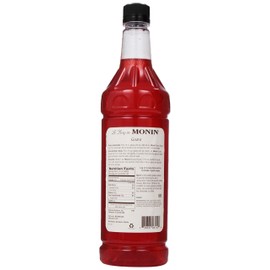Monin Flavored Syrup, Guava, 33.8-Ounce Plastic Bottles (Pack of 4)