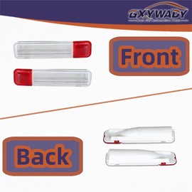 GXYWADY Pair of Door Reflector Light Panel Replacement for Silverado Tahoe Suburban Sierra Driver Left and Passenger Right Side Replacement for 15021517 15021518