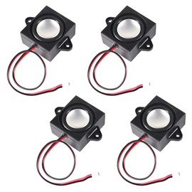 ACEIRMC 4pcs 4 Ohm 3 Watt Mini Speaker 4ohm 3w Loundspeaker Micro Speaker for Arduino with11mm Line Length JST-PH2.0mm-2 pin Terminal for Small Electronic Projects Advertising Machines LCD TV Monitors