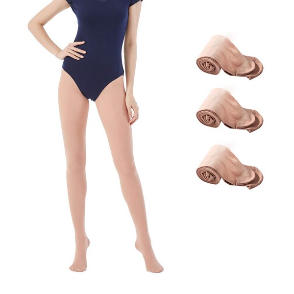 MANZI ballet tights, 3 pairs, 40 denier dance tights with