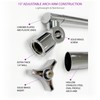 Razor 15-inch Arch Design Adjustable Shower Extension Arm With Stainless
