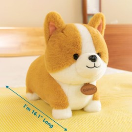 MMTTAO Corgi Stuffed Animal Plush Toy Stuffed Toy