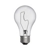 GE 97478 25-Watt 215-Lumen Decorative A19 Incandescent Light Bulb, Crystal
