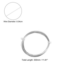 QUARKZMAN Wire Replacement Steel for Wire Cutting Tool Stainless Steel Wire Replacement for Mud Cutter Mud Cut Cheese Ceramic Clay 3 Metres Length