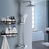 Moforoco 2 Pack Shower Caddy Adhesive for Replacement, No Drilling